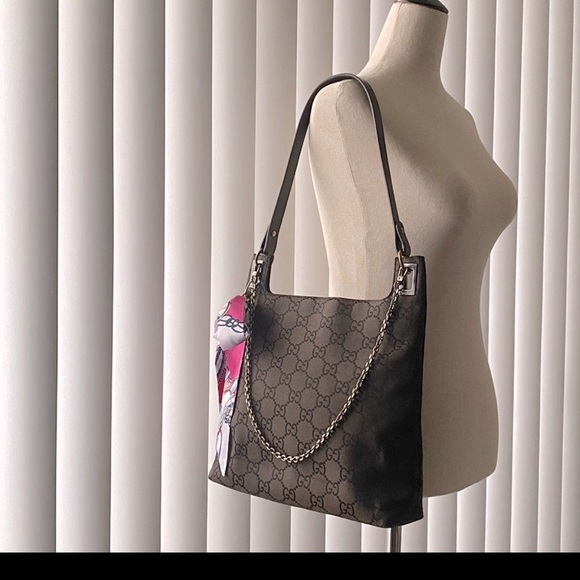 SOLD! GUCCI GUCCISSIMA SHOULDER BAG - Picture 3 of 11